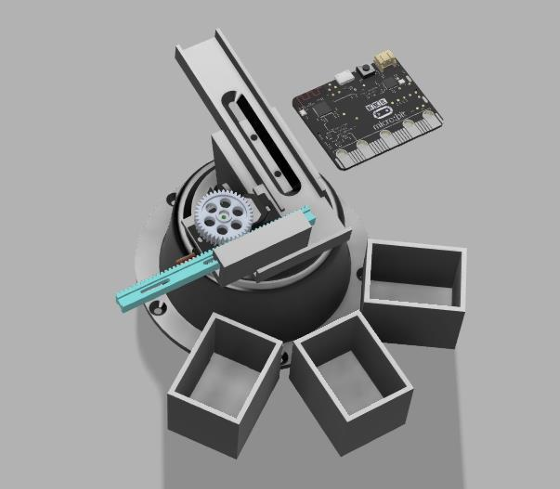 Sortiermaschine — micro:bit Farbsortierer